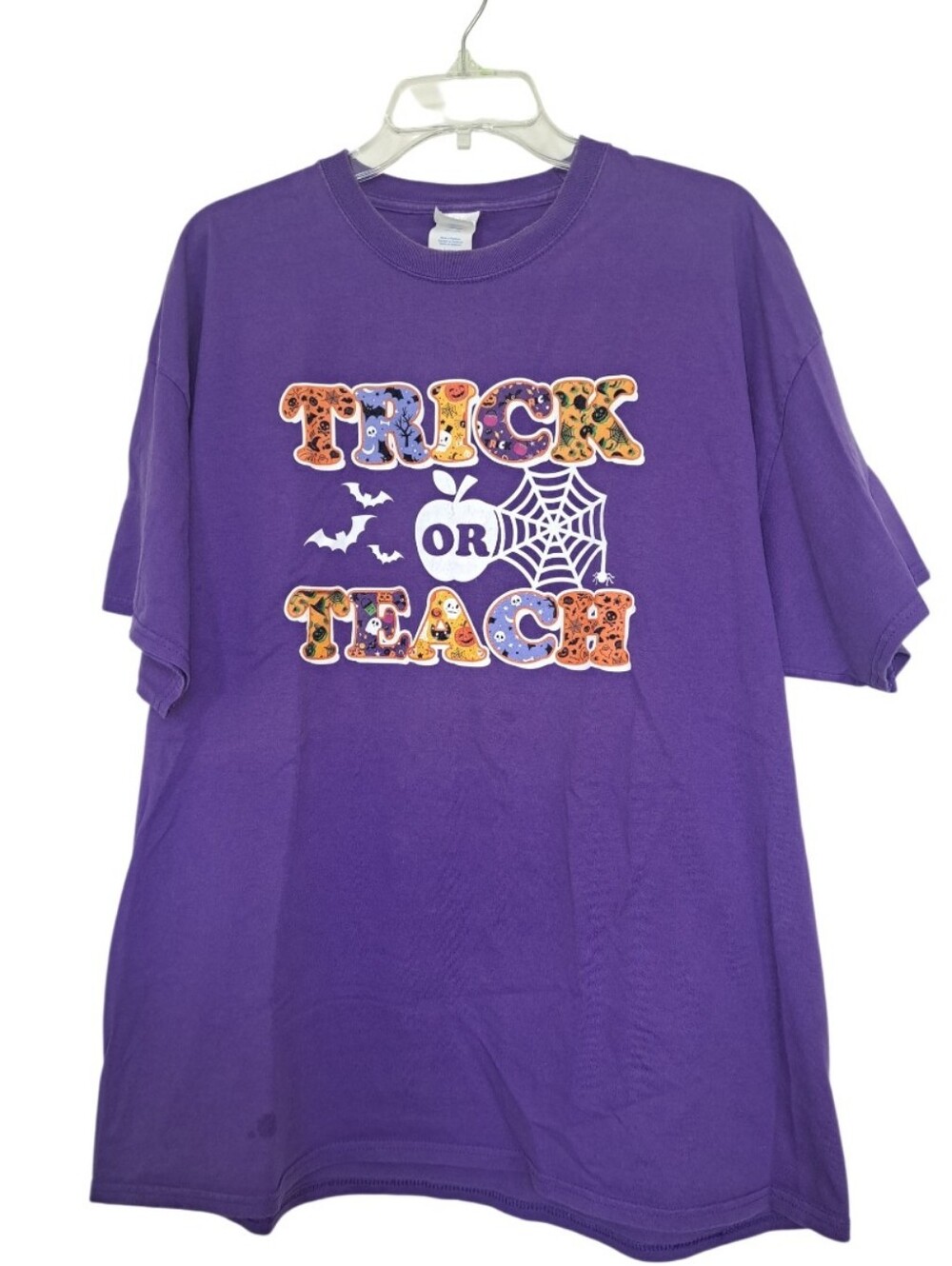 Teacher Halloween Graphic T-shirt -2XL